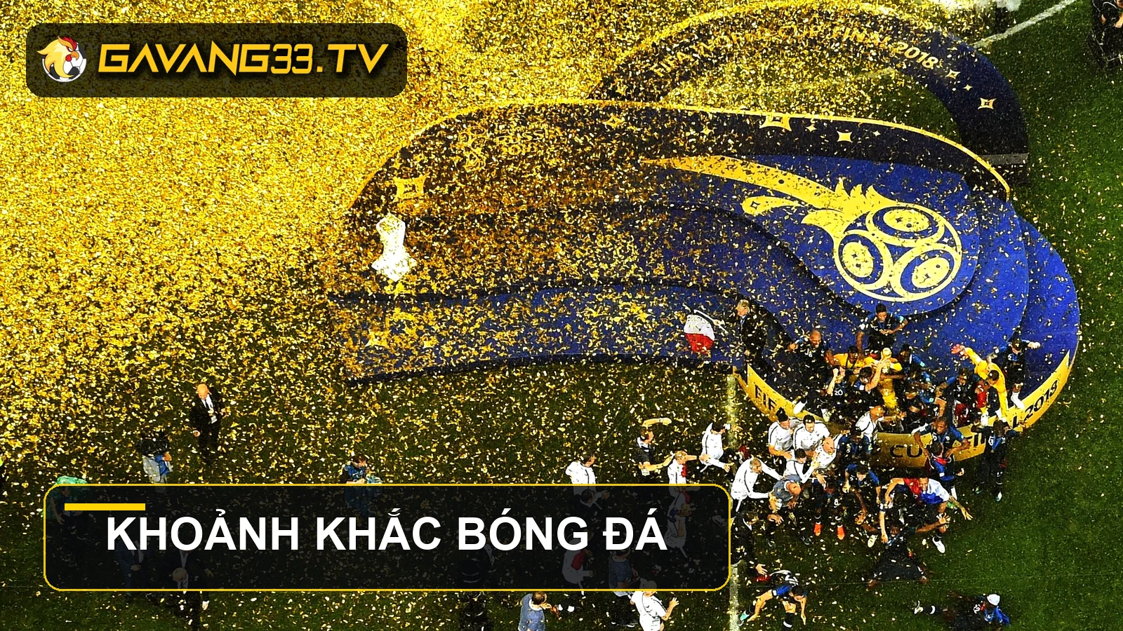 Đội tuyển Pháp ăn mừng sau chung kết World Cup 2018 tại sân Luzhniki