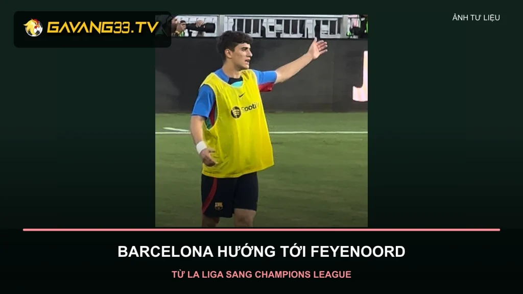 Ảnh tư liệu Gavi trong màu áo Barcelona