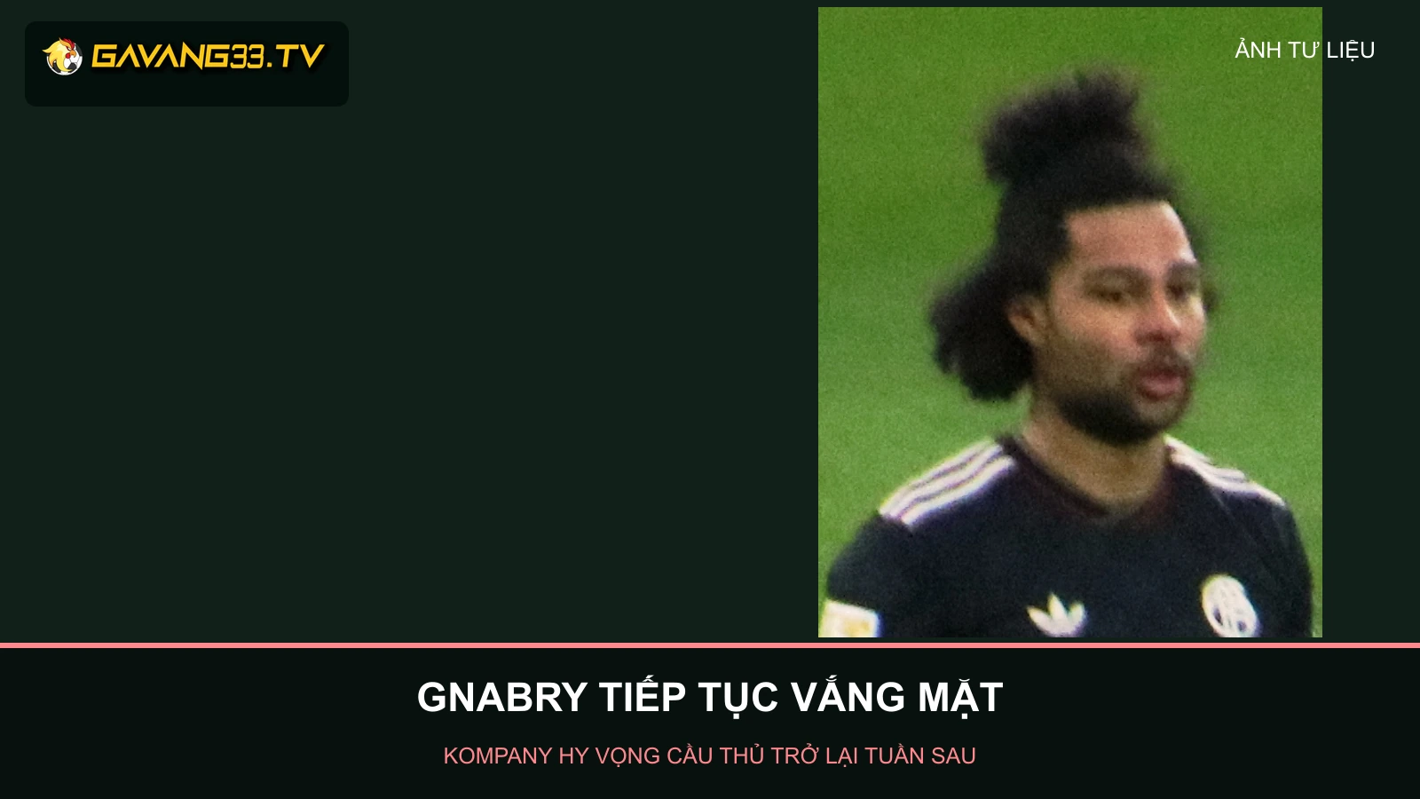 Serge Gnabry trong màu áo Bayern Munich, ảnh tư liệu tháng 1/2026