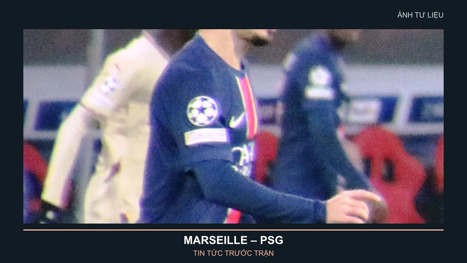 Ảnh tư liệu cầu thủ Paris Saint-Germain tại Champions League 2024