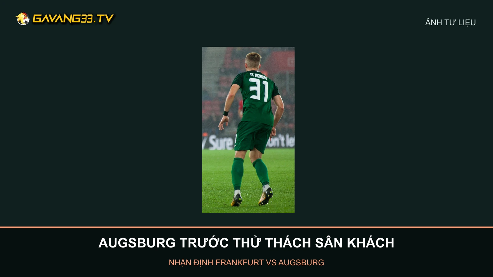 Cầu thủ trong màu áo FC Augsburg, ảnh tư liệu tháng 8/2017