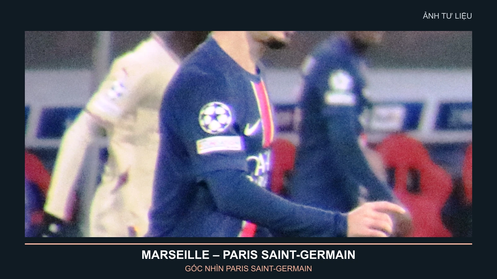 Ảnh tư liệu cầu thủ Paris Saint-Germain tại Champions League 2024