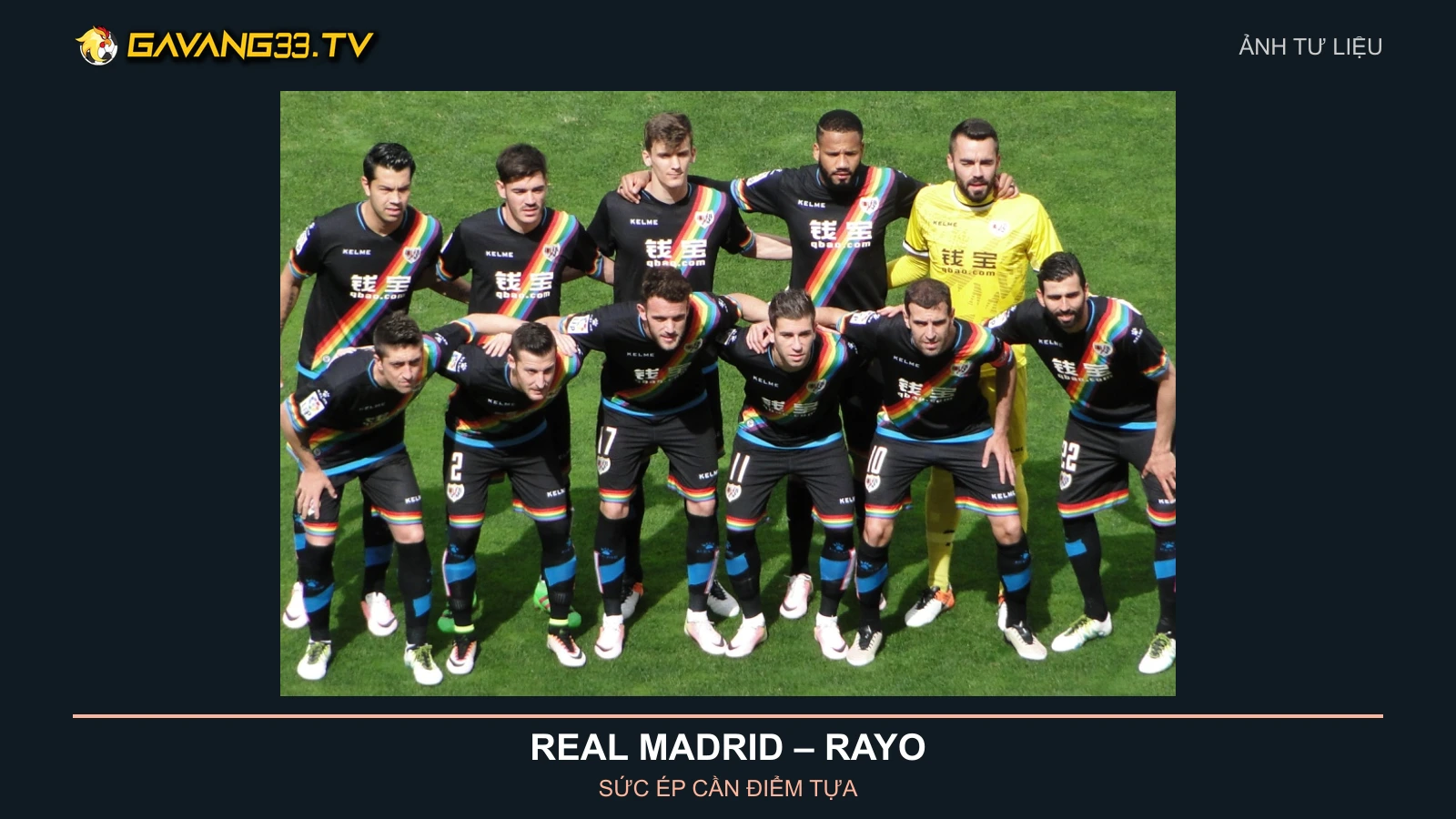 Ảnh tư liệu đội hình Rayo Vallecano trong ảnh tư liệu